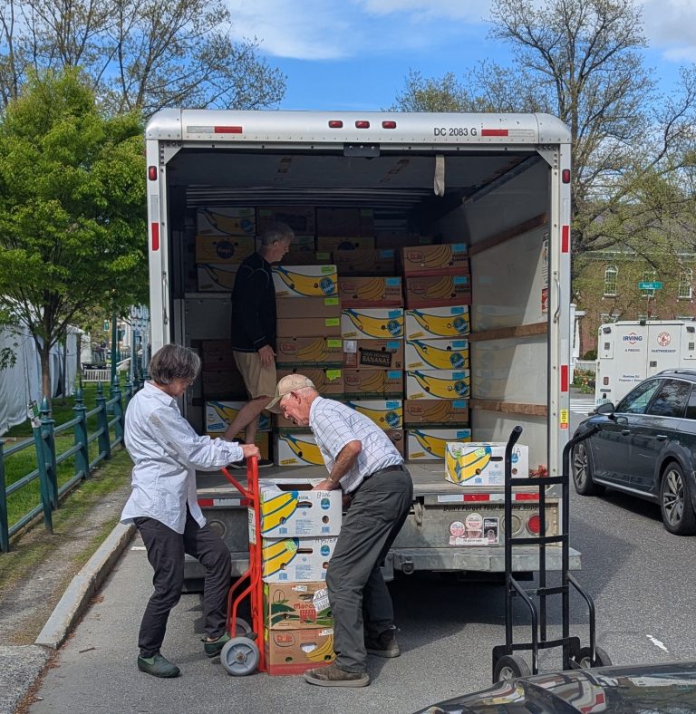 2025 Book sale volunteers loading